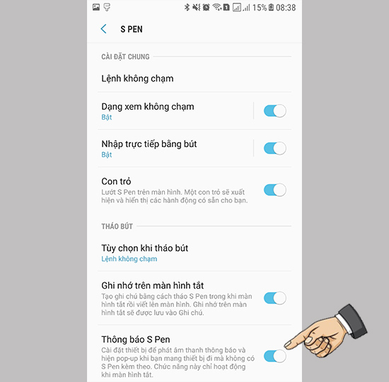 Kích hoạt tính năng